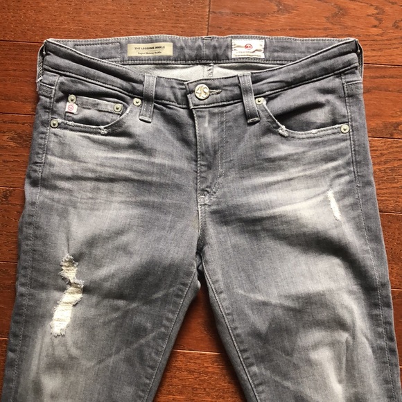 AG Adriano Goldschmidt The Legging Ankle Super Skinny Ankle Jeans Size 26 - Picture 2 of 12